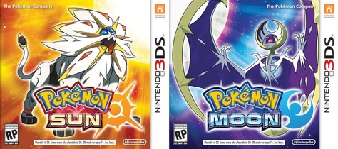 Jaquette des jeux Pokémon Soleil et Lune