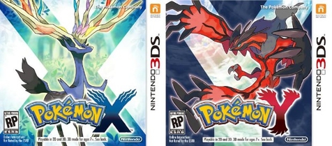 Jaquette des jeux Pokémon X et Y